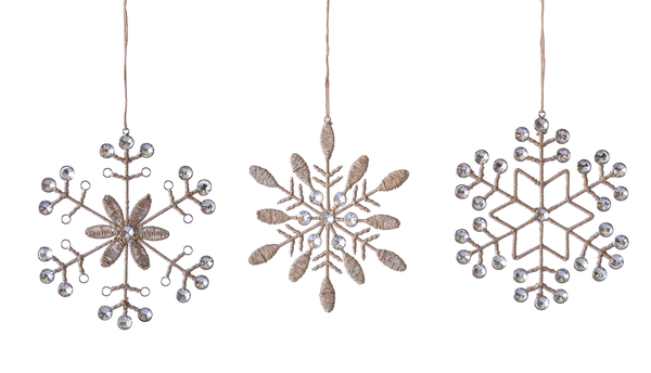 Snowflake Ornament--Lemons and Limes Boutique