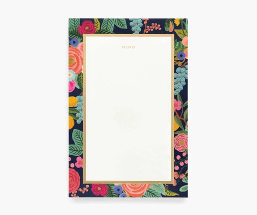 Rifle Paper- Garden Party Memo Notepad-Notebooks & Notepads-Lemons and Limes Boutique