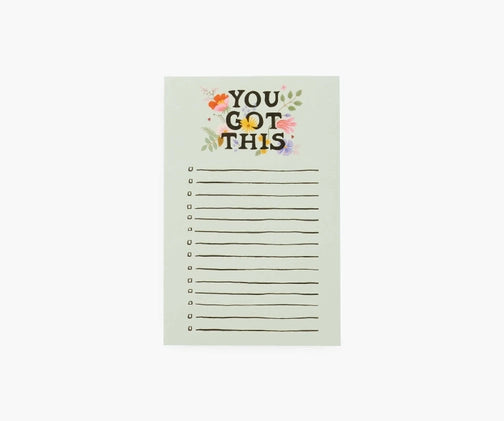 Rifle Paper- You Got This Notepad-Notebooks & Notepads-Lemons and Limes Boutique