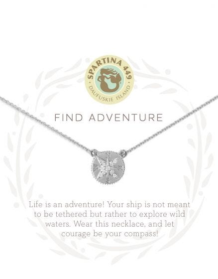 Spartina Sea La Vie Adventure Necklace in Silver-Necklace-Lemons and Limes Boutique