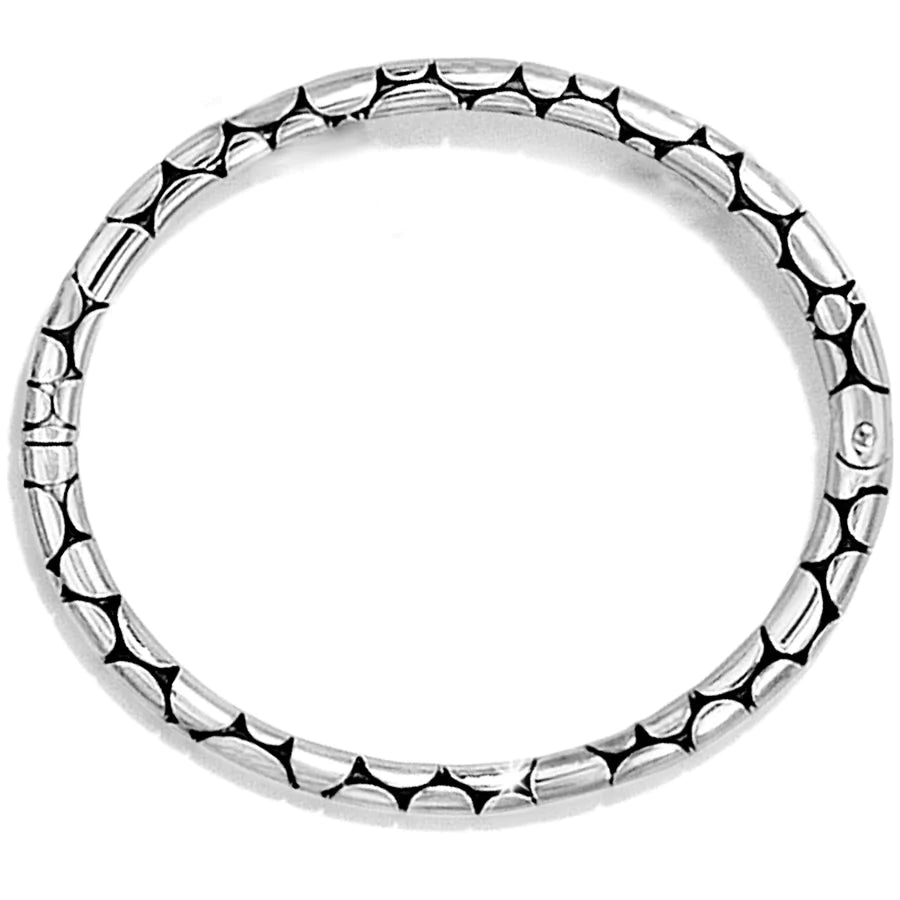 Pebble Slim Hinged Bangle by Brighton-Lemons and Limes Boutique