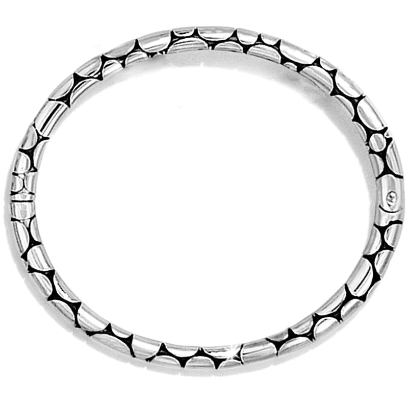 Pebble Slim Hinged Bangle by Brighton-Lemons and Limes Boutique