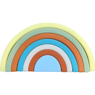 Rainbow Stacker Teether--Lemons and Limes Boutique