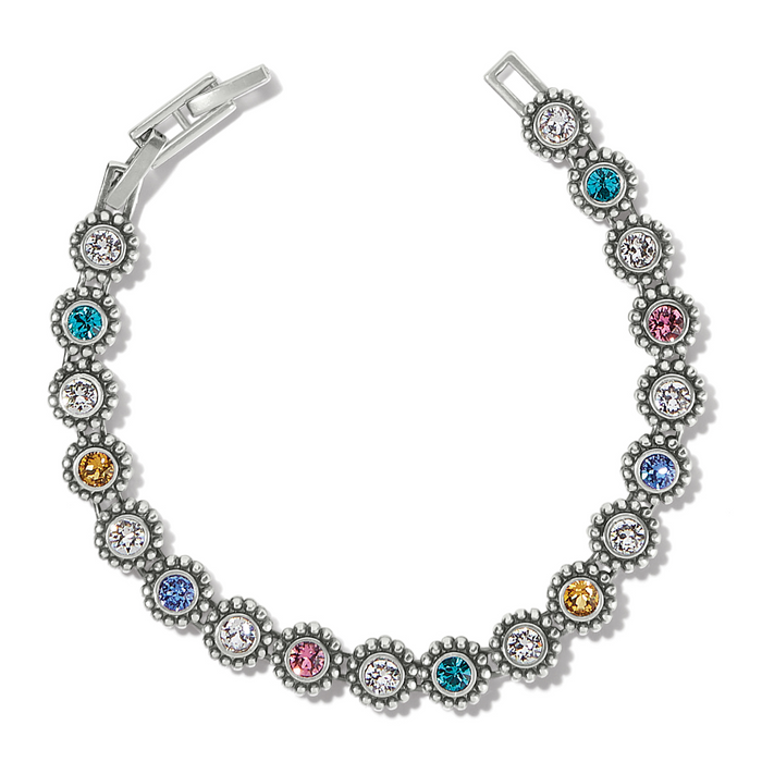 Twinkle Link Bracelet in Silver Multi by Brighton-Lemons and Limes Boutique