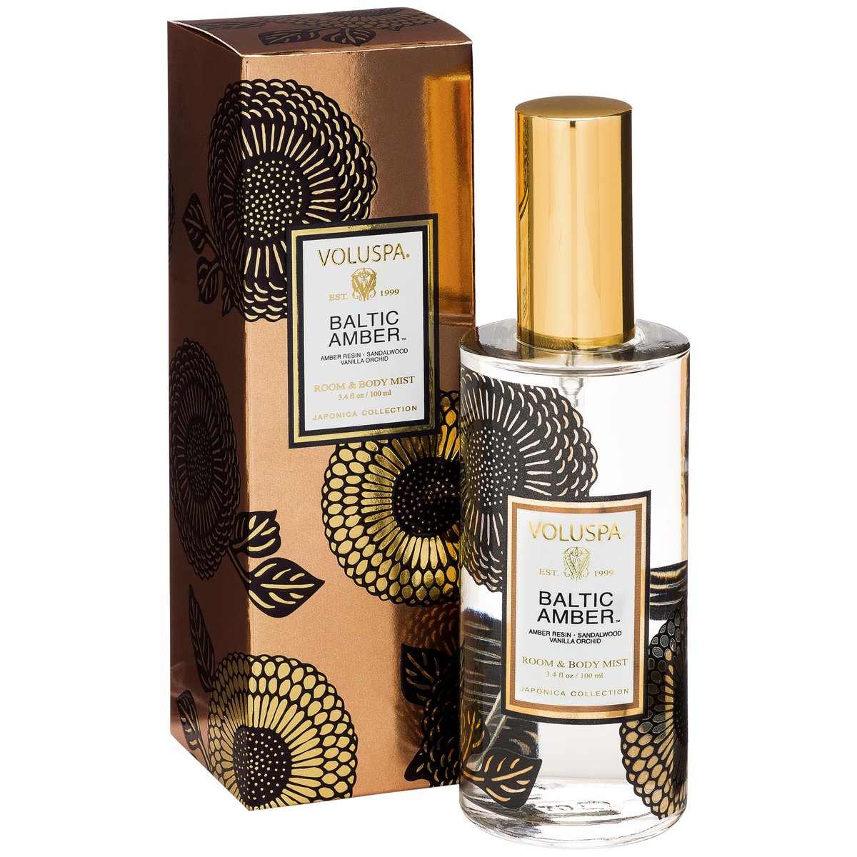 Baltic Amber Room & Body Spray Voluspa--Lemons and Limes Boutique