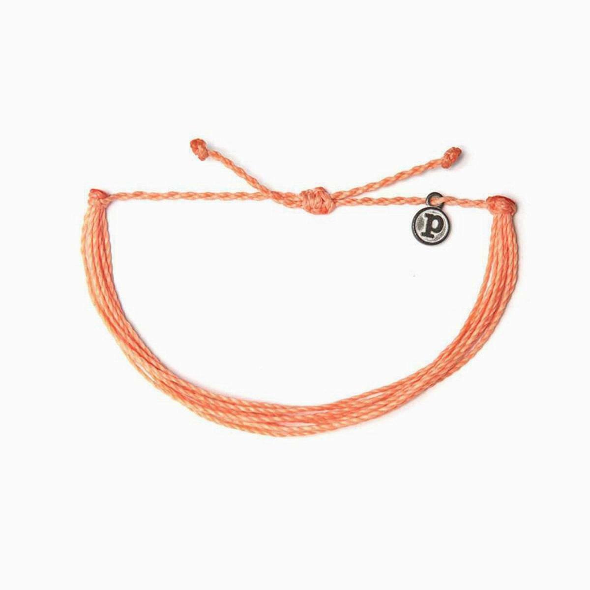 Bright Solid Bracelet in Peach Pura Vida-Bracelets-Lemons and Limes Boutique