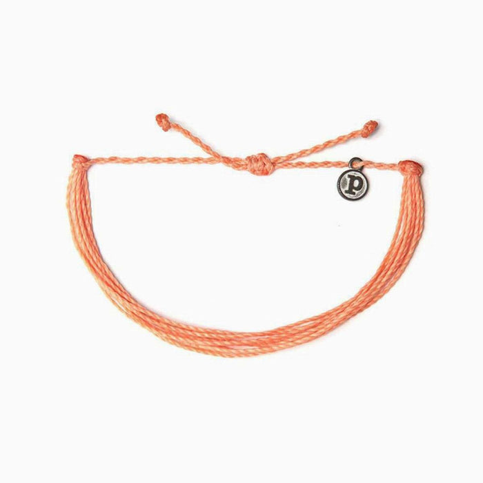 Bright Solid Bracelet in Peach Pura Vida-Bracelets-Lemons and Limes Boutique