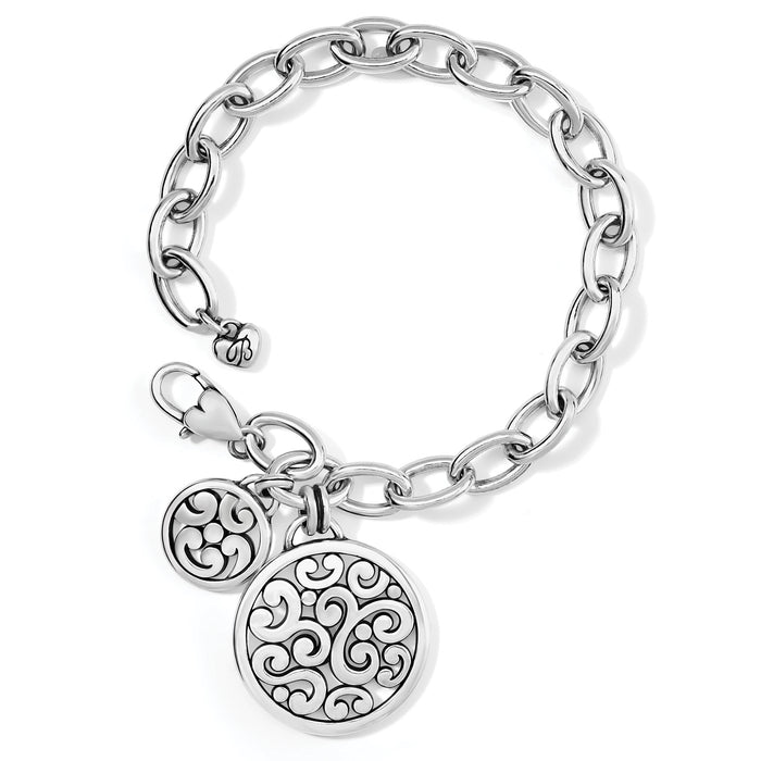 Contempo Medallion Link Bracelet by Brighton-Jewelry-Lemons and Limes Boutique