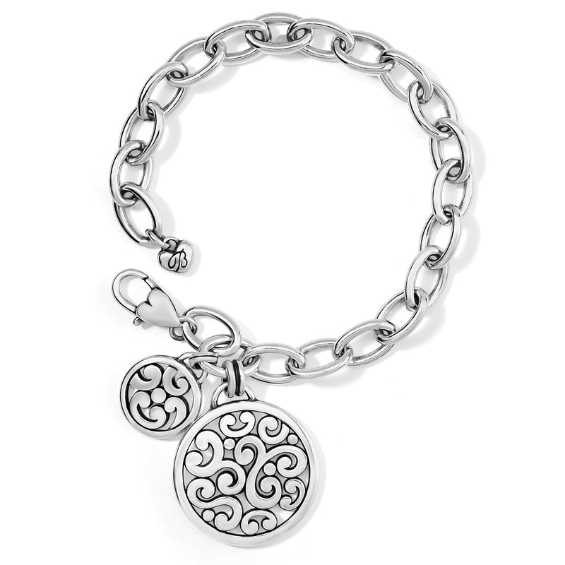 Contempo Medallion Link Bracelet by Brighton-Jewelry-Lemons and Limes Boutique
