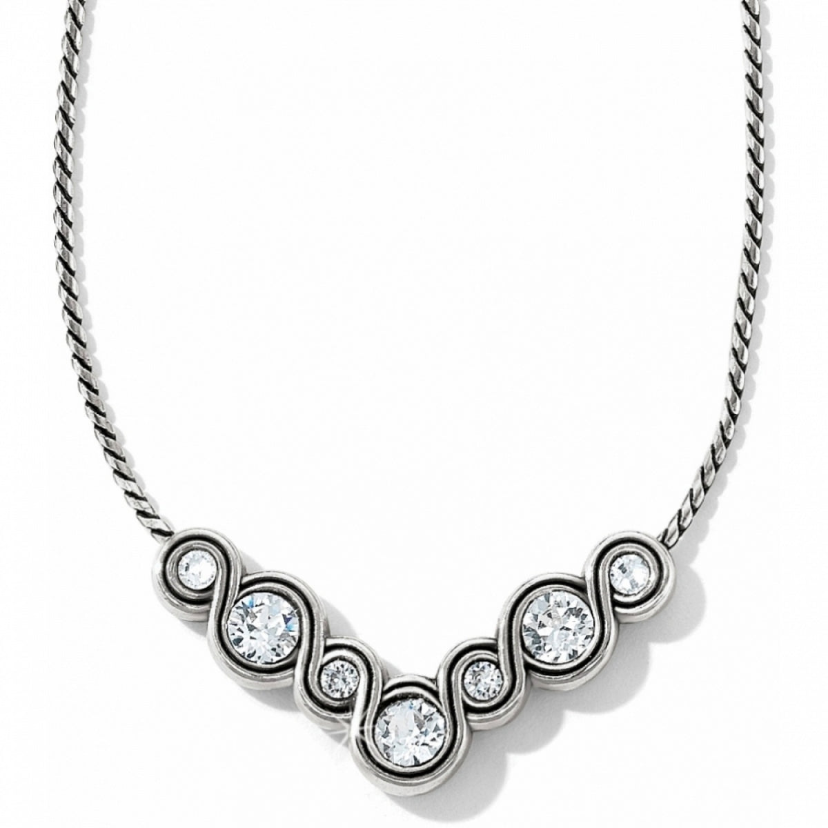 Infinity Sparkle Necklace-Jewelry-Lemons and Limes Boutique