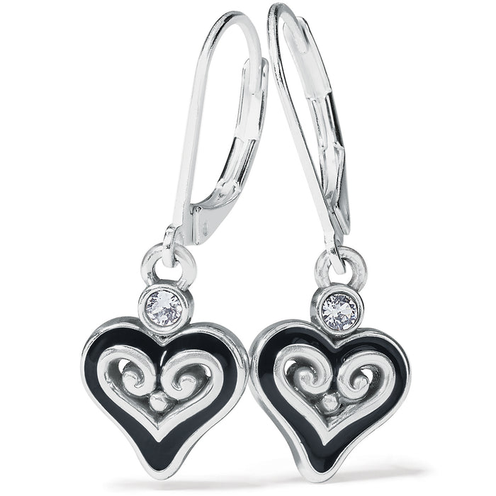 Alcazar Mystique Heart Leverback Earrings by Brighton-Jewelry-Lemons and Limes Boutique