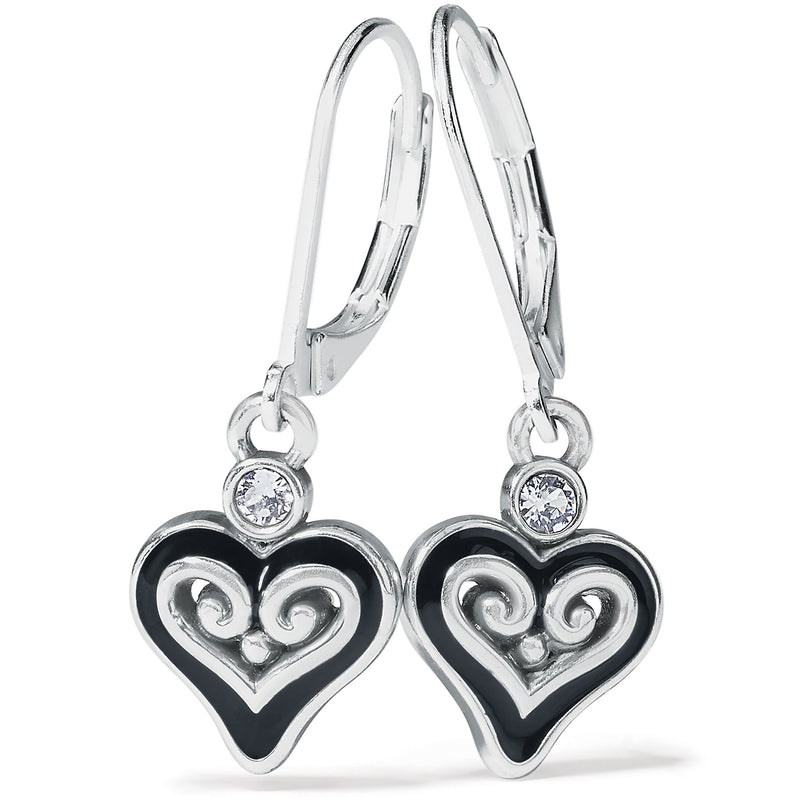 Alcazar Mystique Heart Leverback Earrings by Brighton-Jewelry-Lemons and Limes Boutique