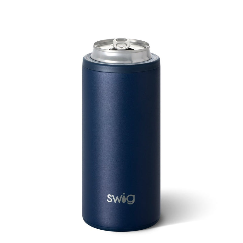 Swig Skinny Can Cooler - Matte Navy--Lemons and Limes Boutique