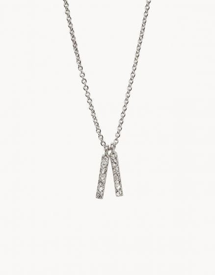 Spartina Sea La Vie Lean On Me Necklace in Silver-Necklace-Lemons and Limes Boutique