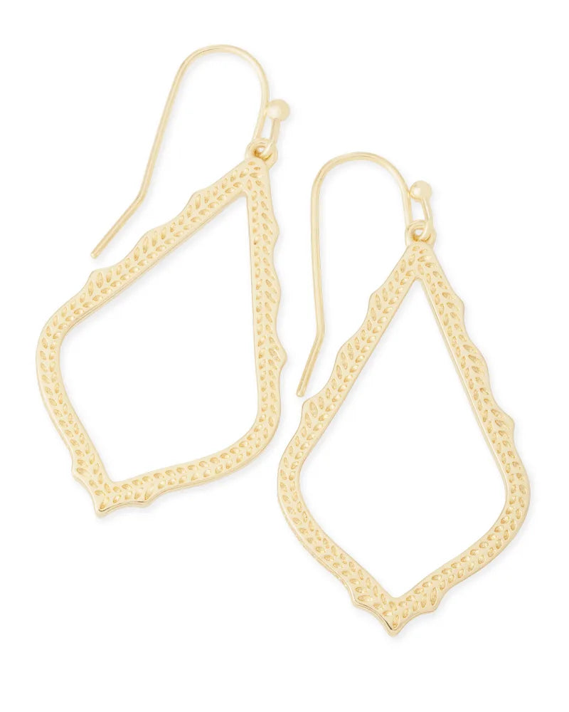 Sophia Earrings in Gold Metal by Kendra Scott-EARRINGS-Lemons and Limes Boutique