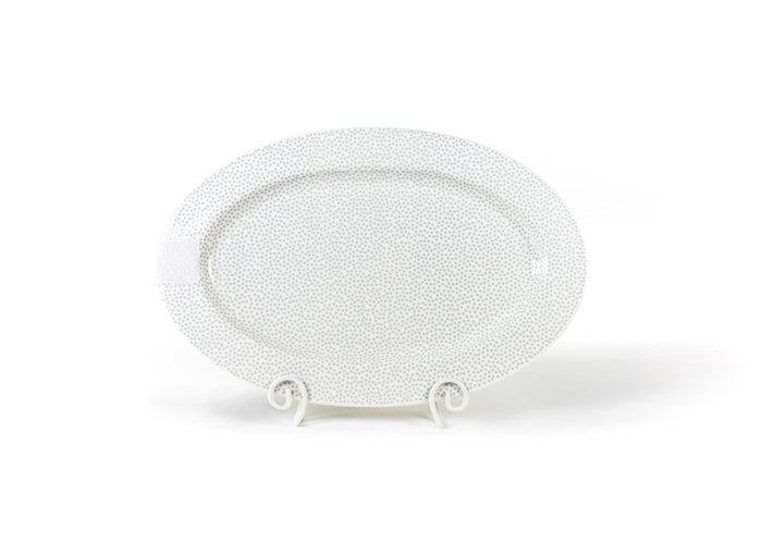 Stone Small Dot Big Entertaining Oval Platter Happy Everything--Lemons and Limes Boutique