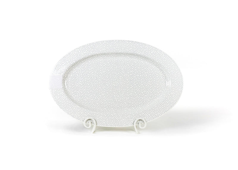 Stone Small Dot Big Entertaining Oval Platter Happy Everything--Lemons and Limes Boutique