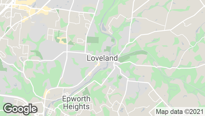 Loveland Map Pint Glass-Drinkware-Lemons and Limes Boutique