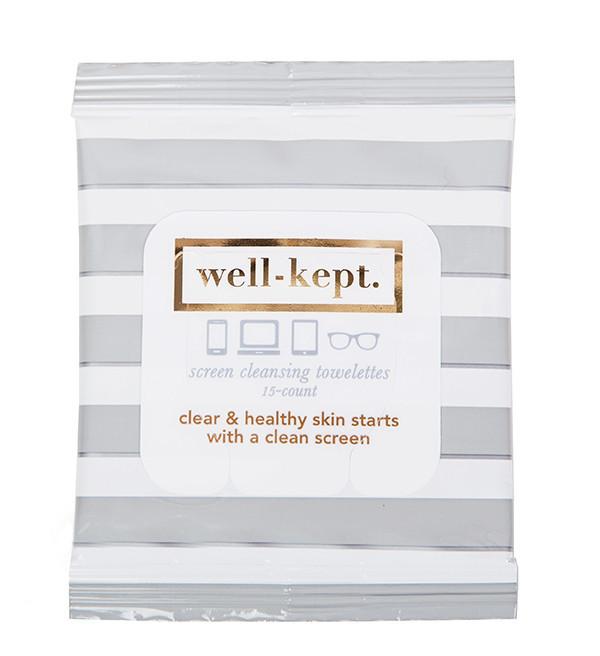 Well Kept Screen Cleansing Towelettes in Hamptons--Lemons and Limes Boutique