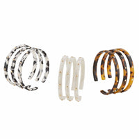 Studded Cuff- White, Brown, Or Black--Lemons and Limes Boutique