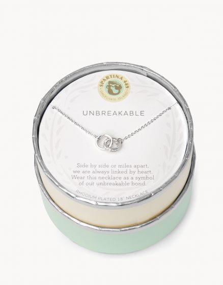 Sea La Vie Unbreakable Necklace in Silver Spartina-Necklace-Lemons and Limes Boutique