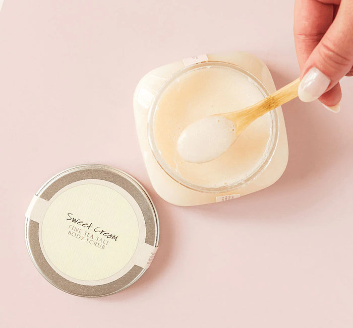 Sweet Cream Fine Sea Salt Body Scrub FarmHouse Fresh-Lemons and Limes Boutique