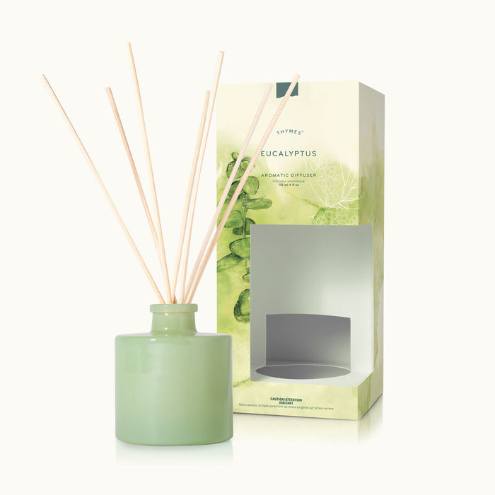 Thymes Eucalyptus Petite Reed Diffuser-Lemons and Limes Boutique