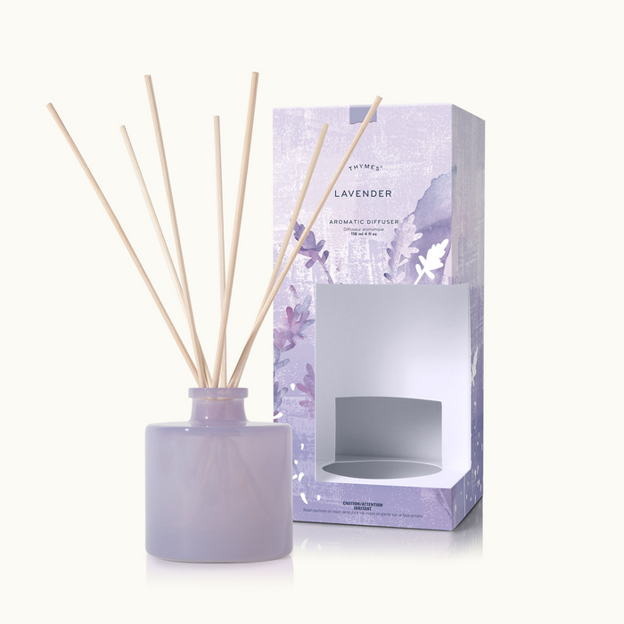 Thymes Lavender Petite Reed Diffuser--Lemons and Limes Boutique