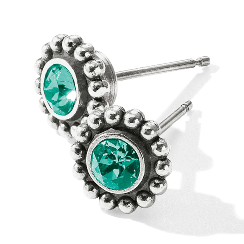 Twinkle Mini Post Earrings in Emerald by Brighton-Jewelry-Lemons and Limes Boutique