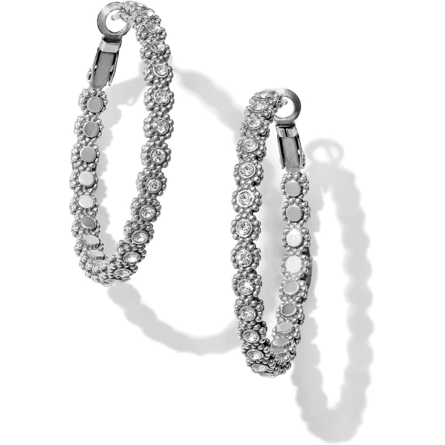 Twinkle Splendor Medium Hoop Earrings by Brighton-Lemons and Limes Boutique