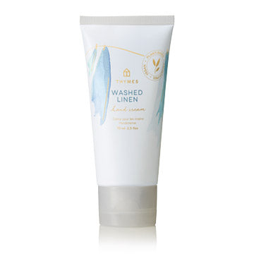 Thymes Washed Linen Hard Working Hand Cream--Lemons and Limes Boutique