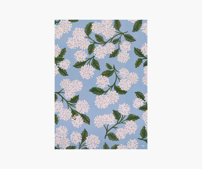 Rifle Paper- Hydrangea Wrapping Sheets-Wrapping Paper-Lemons and Limes Boutique