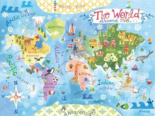 The World Around Me Puzzle--Lemons and Limes Boutique