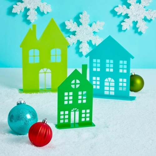Kailo Chic Acrylic Holiday House--Lemons and Limes Boutique