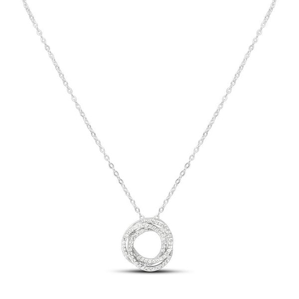 XOXO Chain Pave Tri O -Silver--Lemons and Limes Boutique