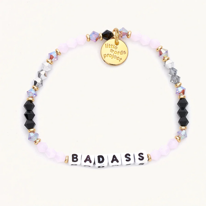 Bad Ass Bracelet in Pink Galaxy by Little Words Project-Lemons and Limes Boutique